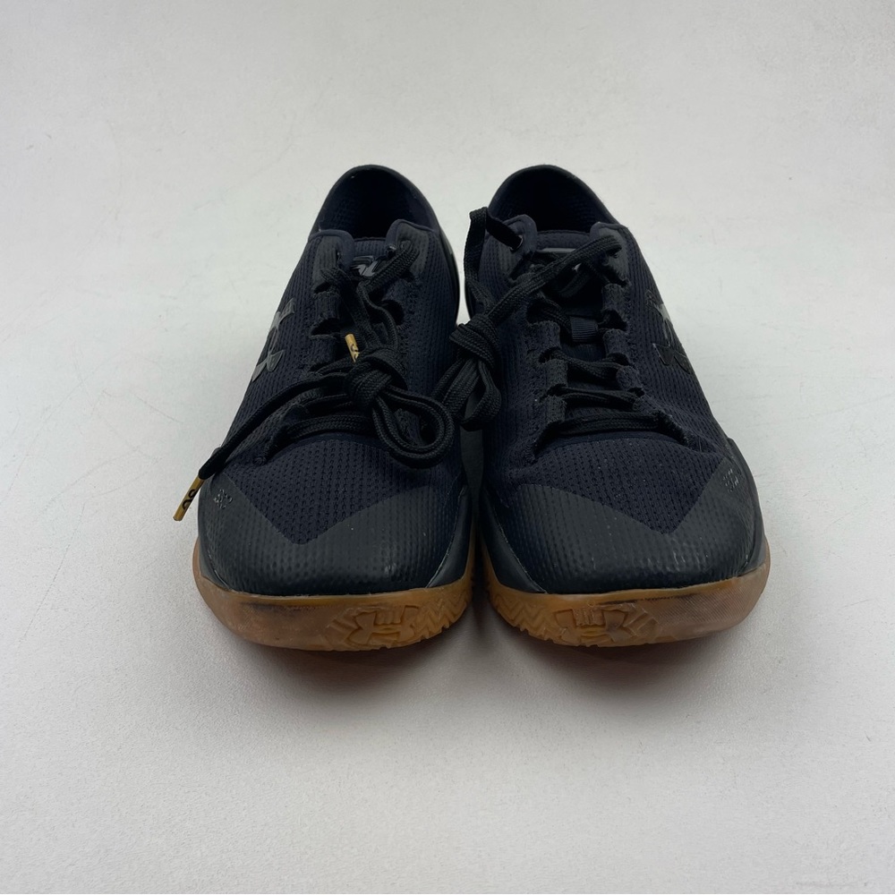 Under Armour Curry 2 Low Black Gum Bottom Mens Size 7.5 - Picture 2 of 8